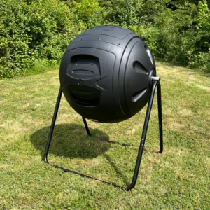 130 Litre Heavy Duty Garden Compost Tumbler – Dual Chamber Rotating Composter for Home & Garden Waste