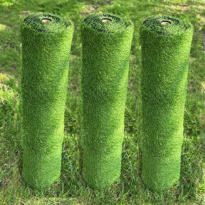 Pack of 3 – 4m x 1m Artificial Lawn Grass Rolls – 20mm Pile Realistic Turf for Garden & Outdoor Use