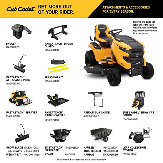 Cub Cadet 42 in. Gas-Powered Intellipower Riding Lawn Mower - Image 5