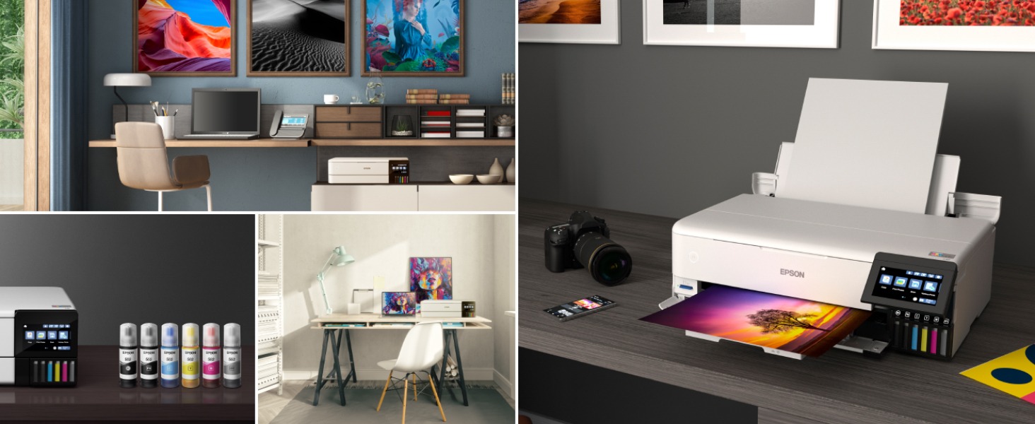 Epson EcoTank Photo ET-8550 Wireless Wide-Format Color All-in-One Supertank Printer NGUS7707 - Image 8